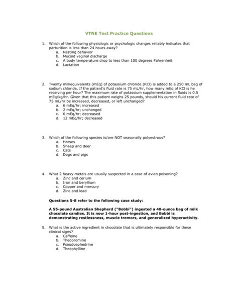 how hard is the vtne test|printable vtne practice test.